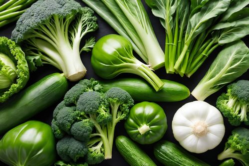 绿色食品新鲜蔬菜图片摄影图 广告素材