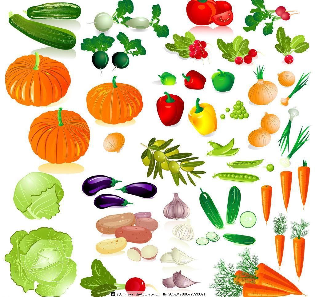 蔬菜之美 大蒜、番茄、橄榄、胡萝卜与黄瓜的营养与烹饪探秘