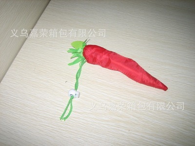 创意生活，绿色购物之旅 蔬菜红辣椒折叠购物袋新品推荐